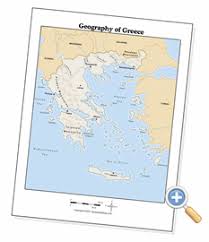 Greece Comprehensive Map Preview Greece Map Ancient Greece Map Map Worksheets