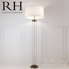 It is constructed of joined steel tubes and is substantial and heavy. 3d Models Floor Lamp Flatiron Floor Lamp By Restoration Hardware