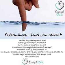 Perbandingan Dunia Dan Akhirat Allah Dunia Lautan