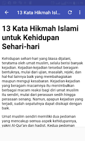 Contextual translation of kata kata hikmah islam into english. Hikmah Islam Fur Android Apk Herunterladen