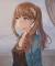 Female Brown Eyes Curly Brown Hair Anime