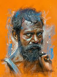 From my today's live online session, Soft pastels technique.