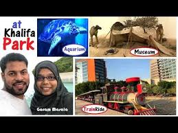Khalifa Park Travel Vlog Train Ride Maritime Museum Aquarium Youtube