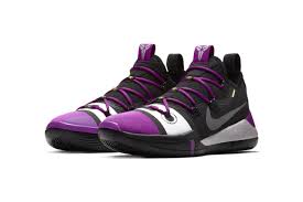 Black And Yellow Kobes New Nike Kobe A D Official Images Emerge Purple Basketball Shoes Kobe Bryant Shoes Kobe Shoes
