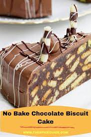 No Bake Chocolate Biscuit Cake Chocolate Biscuit Cake Digestive Biscuits No Bake Biscuit Cake