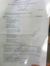 Aici gasesti rezolvarile subiectelor la romana de la evaluarea nationala 2016 Evaluare NaÈ›ionalÄƒ 2016 RomanÄƒ Subiecte Baremul Oferit De Edu Ro