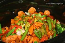 Easy Recipes Crockpot Orange Chicken Sitrfry Orange Chicken Crock Pot Crockpot Veggies Crock Pot Cooking