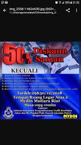 Tiga hari dibuka bermula hari ini 07/11/18 sehingga 09/11/18 di jsptkl. Diskaun Saman Trafik Home Facebook