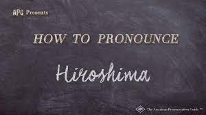 Hear more japanese words pronounced: How To Pronounce Hiroshima Hiroshima Pronunciation Youtube