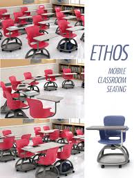 Ethos Mobile Tablet Chair Classroom Chairs Classroom Furniture Modern Classroom