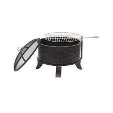 How to carve a fire pit out a large rock or natural stone, the outdoors fireplace is a great place to spend time with family and. Fire Pit Quadripod 26 Living Accents All Brands Saco Store