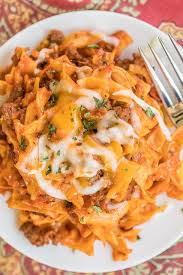 Johnny Marzetti Casserole Recipe Classic Pasta Casserole That Will Please The Entire Fam Pasta Dishes Egg Noodle Beef Recipe Johnny Marzetti Casserole Recipe