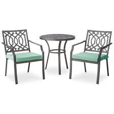 Threshold Harper 3 Piece Metal Patio Bistro Set Metal Patio Furniture Aluminum Patio Furniture Target Patio Furniture