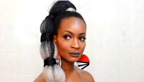 The good thing about ponytail hairstyles is that you don't need a hairstylist, it can be done at your home's comfort. 12 Gorgeous Must See Bubble Ponytail Styles On Natural Hair