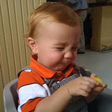 In honor of #nationalsonsday I give you my favorite photo sequence ever….  Because we love to torture our children. 🍋😖🍋 Life with you is FUN, O!! 💙