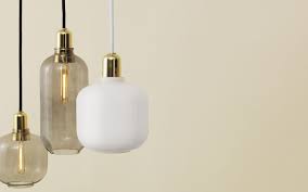 Small Black And Brass Pendant Light 800 1000 Kr Each Normann Amp Lamp Suspension Light Brass Pendant Lamp Lamp