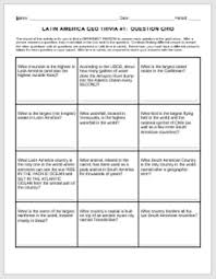 All of the following are true statements except: Question Grid Latin America Geography Trivia 1 By The History Outpost