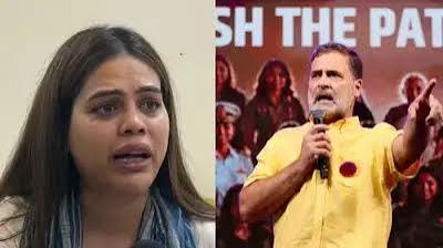 बीजेपी नेता नाजिया खान ने राहुल गांधी के खिलाफ दर्ज कराई शिकायत, मनुस्मृति को बदनाम करने का लगाया आरोप - nazia khan filed complaint against rahul gandhi accusing him of ...