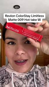 Probando nuevos labiales Revlon ColorStay Limitless Matte 009 Hot take W