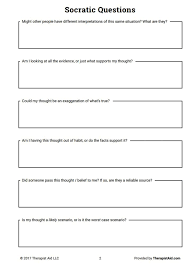 Worksheet Thought Modification 2 Emotional Healing Health Psychology Counseling