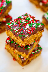 Peanut butter · 6 c. Holiday Special K Bars Easy No Bake Dessert Averie Cooks