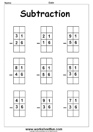 Some questions will involve regrouping (borrowing). Subtraction With Regrouping On Graph Paper Citem