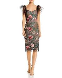 Bronx And Banco Melia Floral Embroidered Illusion Dress Bloomingdale S Dresses Illusion Dress Womens Dresses