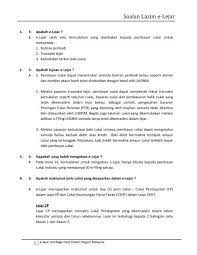 Soalan Lazim E Lejar Lembaga Hasil Dalam Negeri