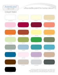 Americana Paints Color Chart Www Bedowntowndaytona Com