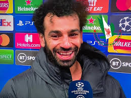 Mohamed Salah: "I hit the post twice, it's ok, maybe next game I can score  three.” 👑❤️