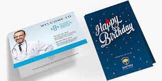 Create a facebook page for your cards, with a fun and catchy name. Custom Greeting Cards Printing Free Shipping Printrunner