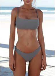 2020 Fashion Women Cheap Bathing Suits Online White Triangle Bikini To Sosxey In 2020 Bikini Set Swimsuits Bikinis Bikini Swimsuits