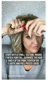 Have elastics and a bobby pin? Try this🤍