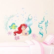 But now i am back with my very first diy room decor video. Ariel Princess Underwater Bubble Wall Stickers For Bathroom Kids Room Home Decorations Diy Anime Movie Wall Art Mermaid Decal Buy Cheap In An Online Store With Delivery Price Comparison Specifications Photos