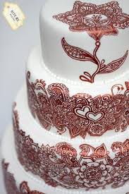 Mehndi Henna Tattoo Wedding Cake Project On Craftsy Com Tattoo Cake Henna Wedding Cake Henna Cake