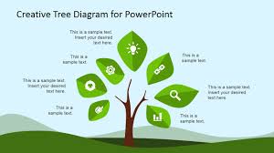Creative Tree Diagram Powerpoint Template