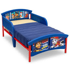 The disney frozen let the magic flow 4 piece toddler bed set includes a blanket, standard size pillow case, flat top and fitted bottom sheet. Nickelodeon Paw Patrol Toddler Bed In Blue By Delta Children Bed Bath Beyond