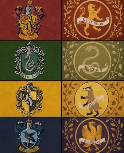 Así cambiarán los escudos de las 4 casas de Howarts en la nueva serie de Harry  Potter de HBO.