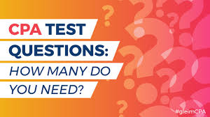 Cpa Test Questions How Many Do You Need Gleim Cpa