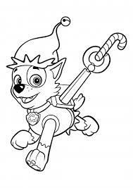 Search through 623,989 free printable colorings at getcolorings. Rocky With Candy Cane Coloring Pages Paw Patrol Coloring Pages Colorings Cc