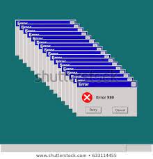Computer Error Display Screen Vector Computer Error Glitch Wallpaper Windows 95