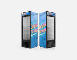 Download Free Drink Fridge Refrigerator Mockups Free Mockup Drink Fridge Refrigerator Fridge Mockup