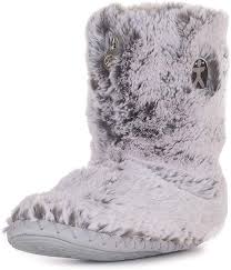 Amazon Com Bedroom Athletics Womens Cole Luxury Faux Fur Slipper Boots Koala Small 5 6 Us Slippers Faux Fur Slippers Fur Slippers Fur Slippers Boots