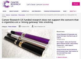 Economic cruk receives no government funding (cancer research uk 2014a) and relies on a high volume of donations, with nearly 90% worth £10 or less (communicate 2012). Studies Show Vaping Does Not Lead To Kids Smoking Ecigclick