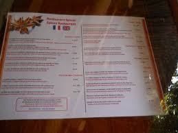 Spices Restaurant Menu Picture Of Sands Suites Resort Spa Flic En Flac Tripadvisor