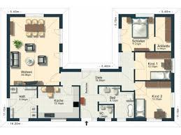 Die 25 Besten Grundriss Bungalow Ideen Auf Pinterest Haus Grundriss Bungalow Mit Integrierter Garage House Plans Prefabricated Houses House Floor Plans