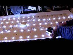Diy Home Made Led Tv Backlight Panel Salvaged From Broken Led Tv Youtube Led Tv Tv Backlight Led