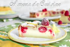 Gateau Magique Aux Framboises Et Citron Amour De Cuisine Recette Framboise Dessert Gateau Magique