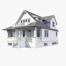 3d Family House Model House 3d Model House Family House