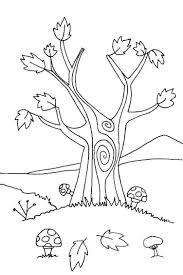 Arbol Sin Hojas Para Colorear
